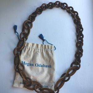 Megan Odabash wooden necklace